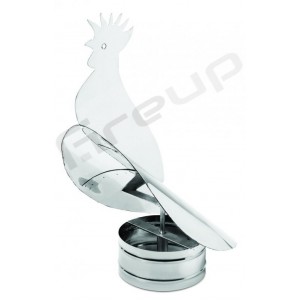 Απόληξη Καπναγωγού BIRD, από Ανοξείδωτο Χάλυβα AISI 304 BA, πάχους 0,50  EC-BRD-304