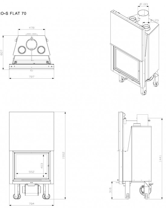 LAVAKAMIN AERO-S FLAT 70