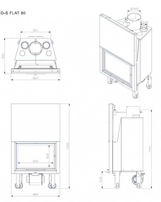 LAVAKAMIN AERO-S FLAT 80