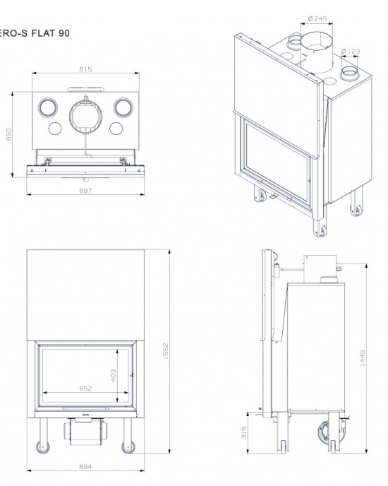 LAVAKAMIN AERO-S FLAT 90