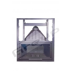 Μαντεμένιο τζάκι κλειστού τύπου LAVAKAMIN T90 FLAT