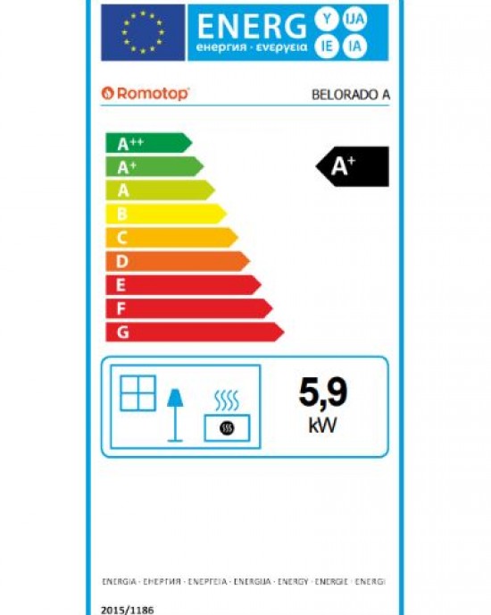 Ενεργειακή σόμπα BELORADO 01 A CERAMIC ROMOTOP