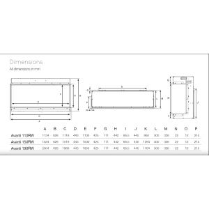 Gazco onyx Avanti 150RW Gazco onyx Avanti 150RW