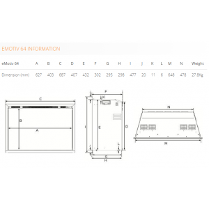 Gazco EMOTIV 64 Gazco EMOTIV 64