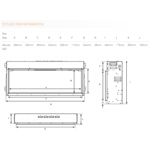 Gazco eStudio 85R Gazco eStudio 85R