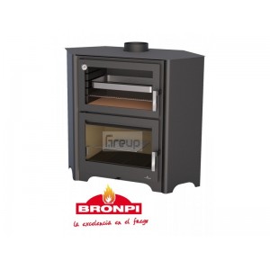 Σόμπα με φούρνο MURANO-R BRONPI Σόμπα με φούρνο MURANO-R BRONPI