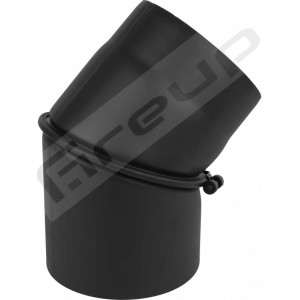 Καμπύλη βαρέου τύπου μαύρη 45°  