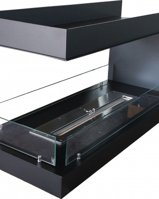 Μεταλλική κατασκευή τοποθέτησης καυστήρα βιοαιθανόλης