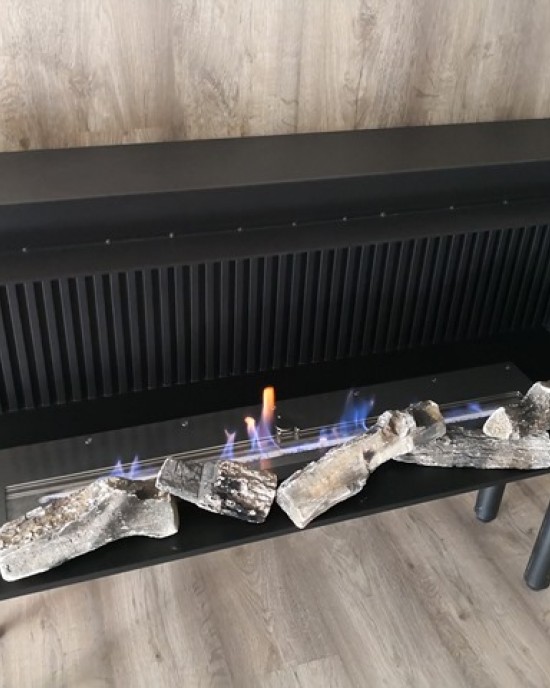 Μεταλλική κατασκευή τοποθέτησης καυστήρα βιοαιθανόλης