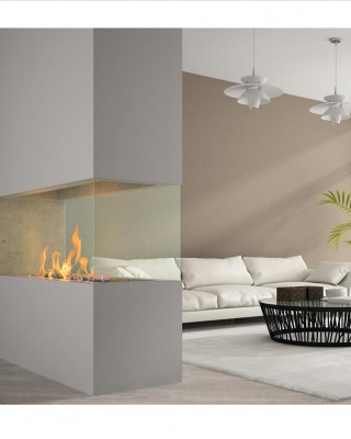 Μεταλλική κατασκευή τοποθέτησης καυστήρα βιοαιθανόλης