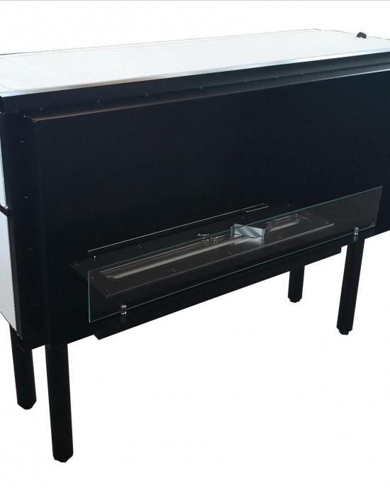 Μεταλλική κατασκευή τοποθέτησης καυστήρα βιοαιθανόλης