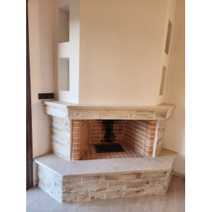 Παραδοσιακό τζάκι ίσιο