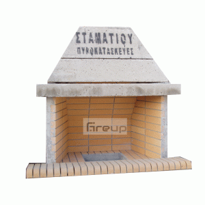 Παραδοσιακό τζάκι απλό