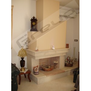 Παραδοσιακό τζάκι 2 όψεων