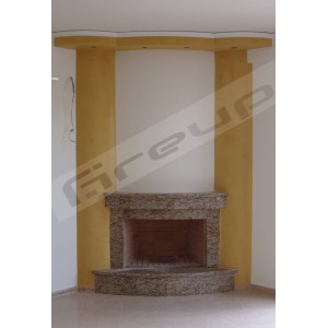 Παραδοσιακό τζάκι ίσιο