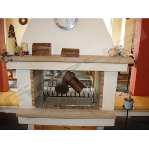 Παραδοσιακό τζάκι διαμπερές