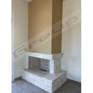 Παραδοσιακό τζάκι 2 όψεων