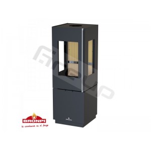 Σόμπα ξύλου BOMBAY 3C BRONPI