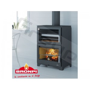 Σόμπα με φούρνο MURANO BRONPI