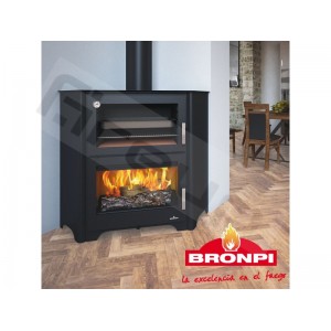 Σόμπα με φούρνο MURANO-R BRONPI