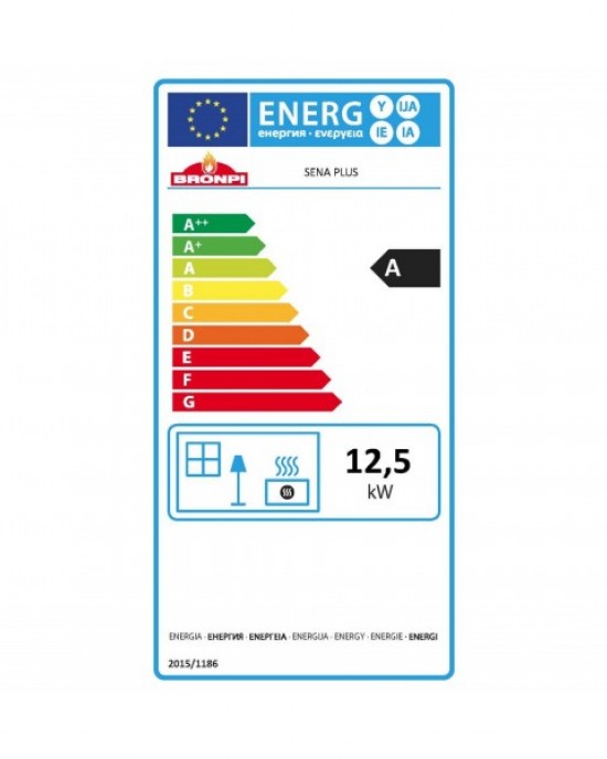 Ενεργειακή σόμπα ξύλου Sena Plus